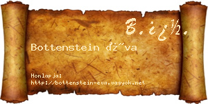 Bottenstein Éva névjegykártya